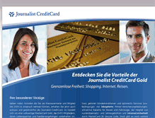 Tablet Screenshot of journalist-creditcard.de